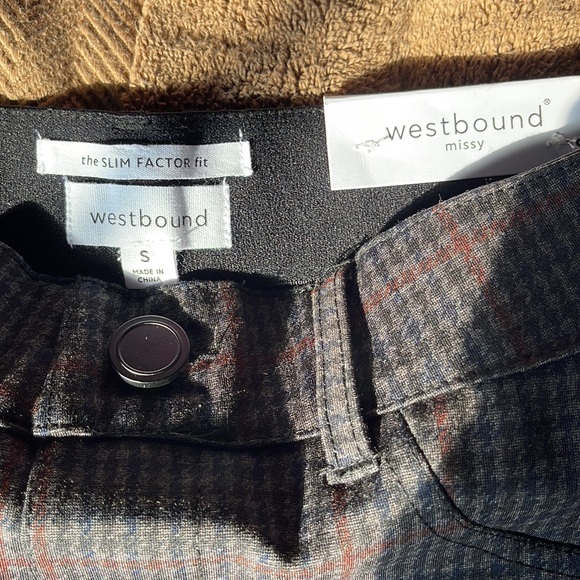 NWT Weatbound Missy the slim factor fit High rise legging herringbone check - Picture 10 of 12